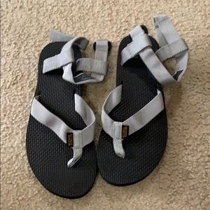Teva flip flops with ankle straps